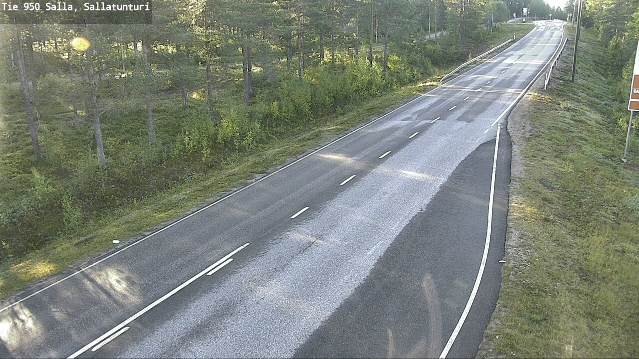 Weather Camera Image Road 950 Salla, Sallatunturi, Salla, Lappi