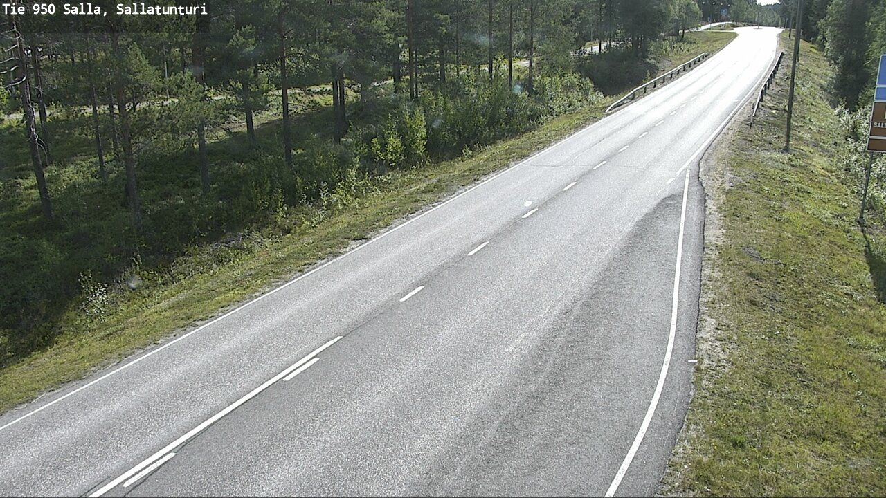 Weather Camera Image Road 950 Salla, Sallatunturi, Salla, Lappi