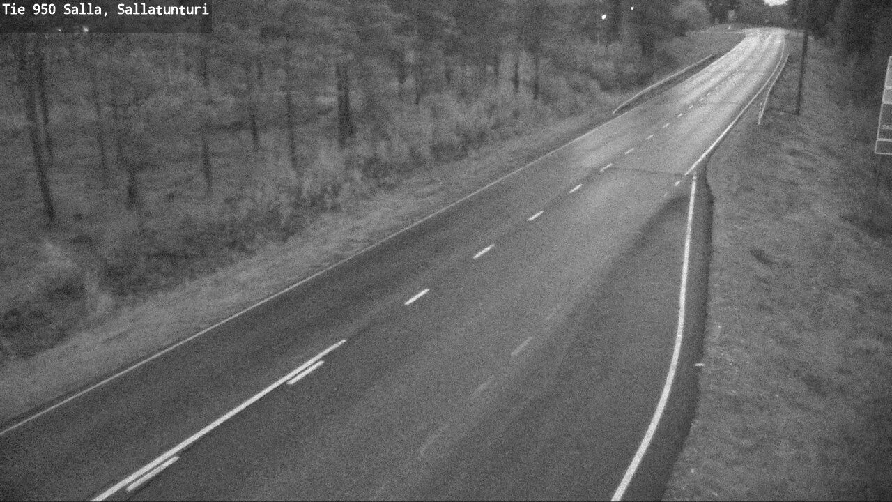 Weather Camera Image Road 950 Salla, Sallatunturi, Salla, Lappi