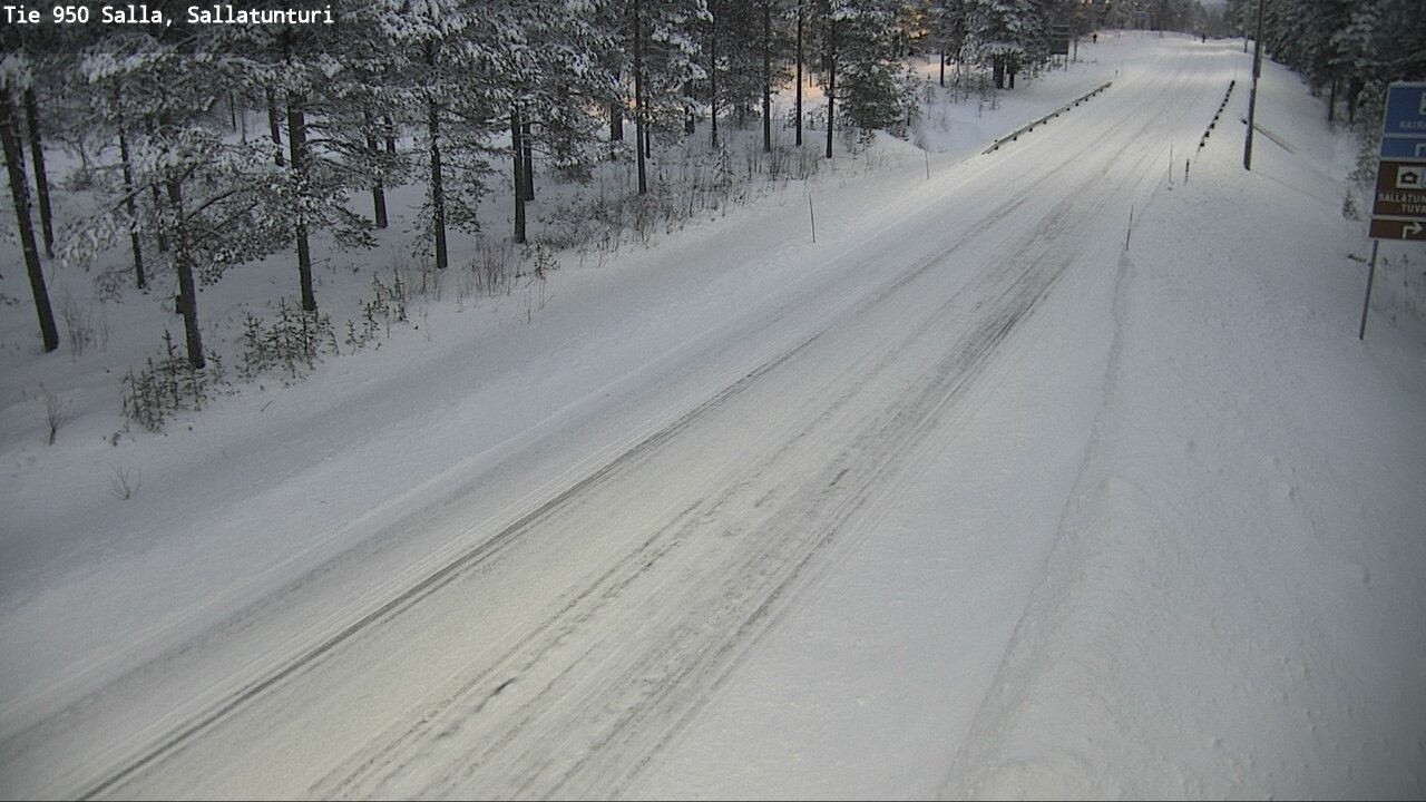 Kelikamerat Kuva Tie 950 Salla, Sallatunturi, Salla, Lappi