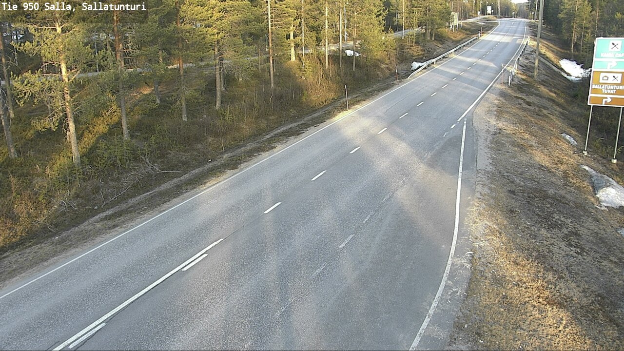 Kelikamerat Kuva Tie 950 Salla, Sallatunturi, Salla, Lappi
