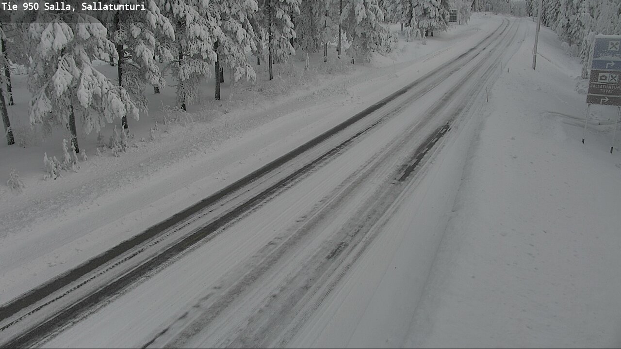 Kelikamerat Kuva Tie 950 Salla, Sallatunturi, Salla, Lappi