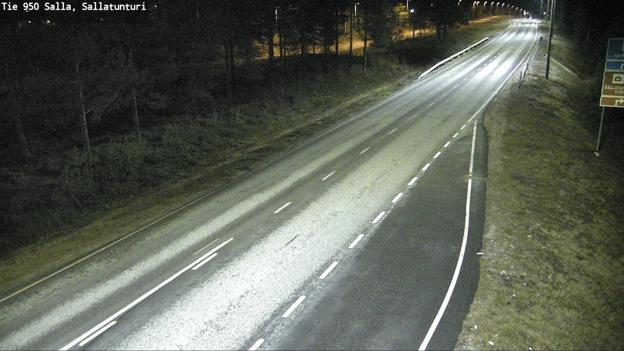 Kelikamerat Kuva Tie 950 Salla, Sallatunturi, Salla, Lappi