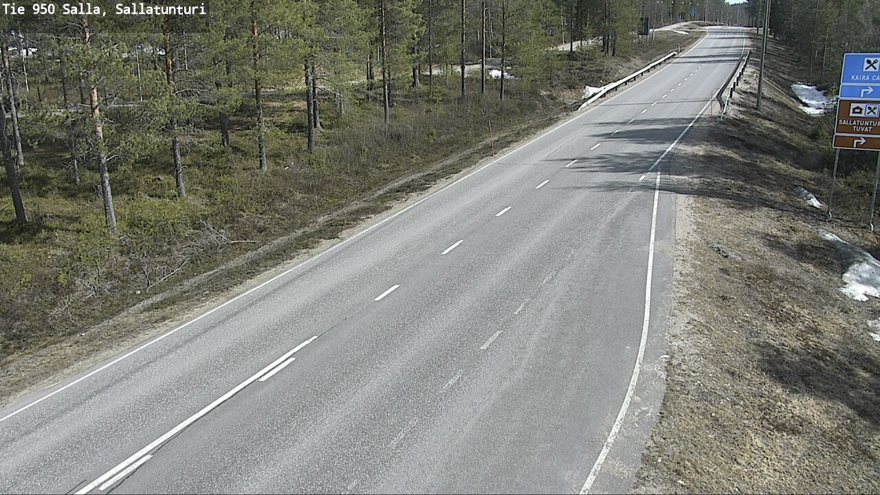 Kelikamerat Kuva Tie 950 Salla, Sallatunturi, Salla, Lappi