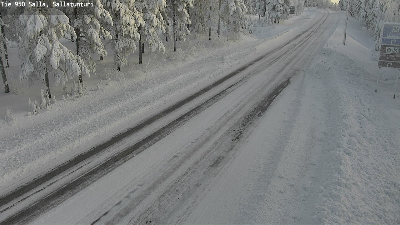 Kelikamerat Kuva Tie 950 Salla, Sallatunturi, Salla, Lappi