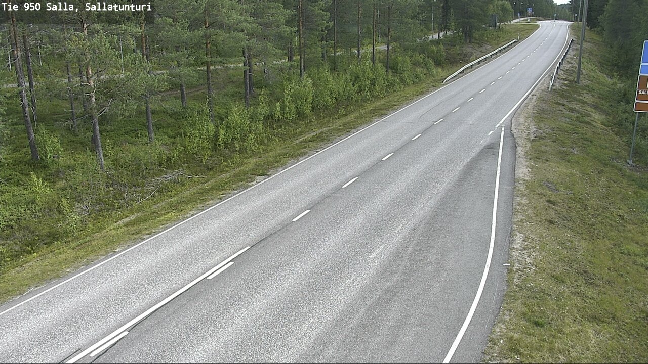 Weather Camera Image Road 950 Salla, Sallatunturi, Salla, Lappi
