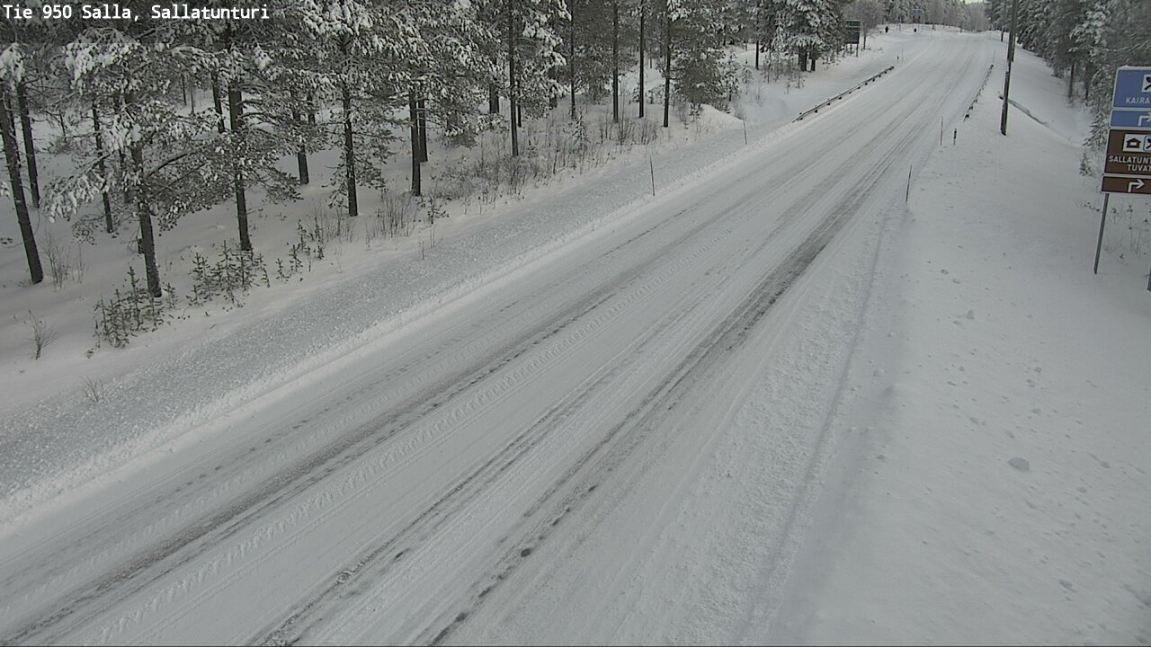 Weather Camera Image Road 950 Salla, Sallatunturi, Salla, Lappi