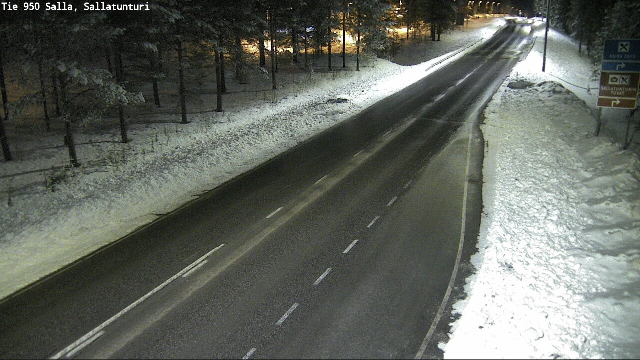 Kelikamerat Kuva Tie 950 Salla, Sallatunturi, Salla, Lappi