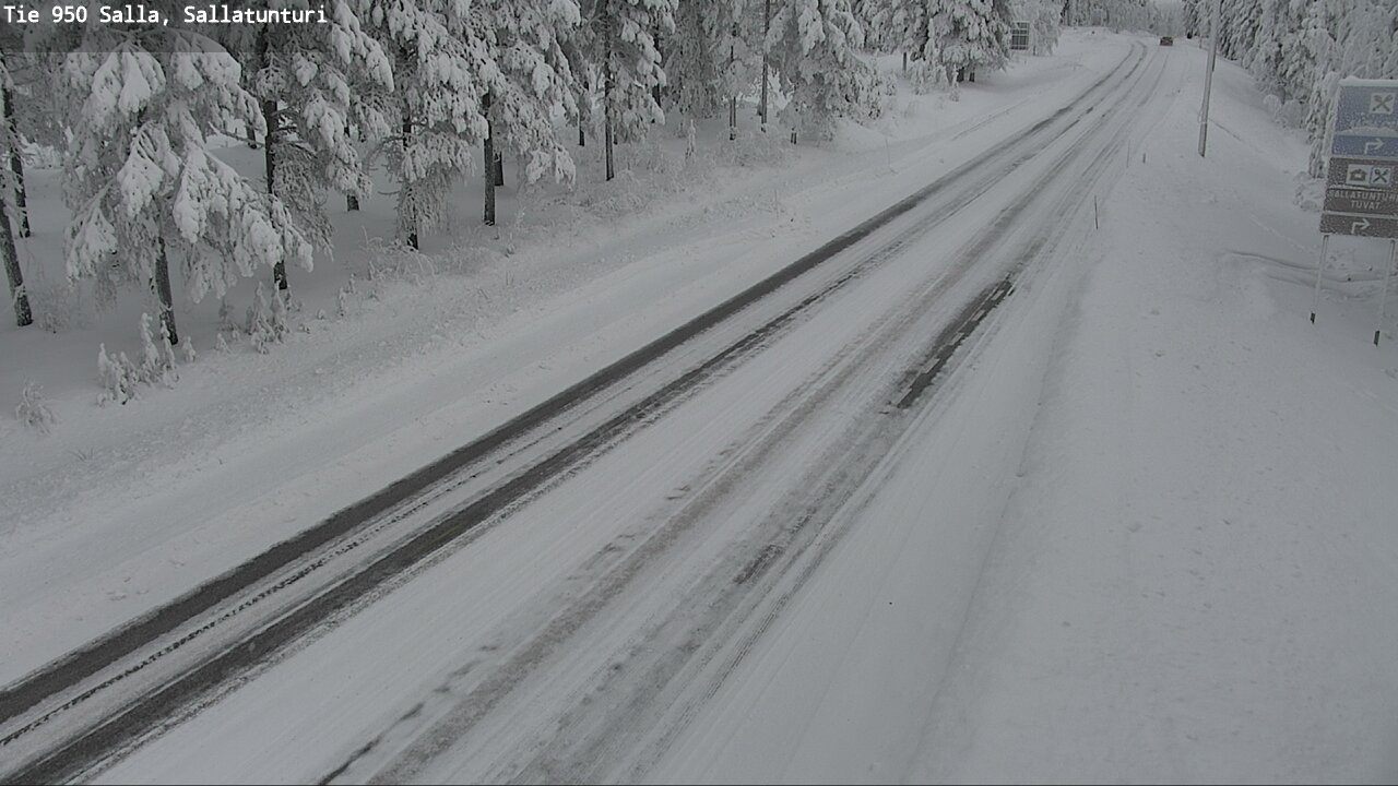 Kelikamerat Kuva Tie 950 Salla, Sallatunturi, Salla, Lappi