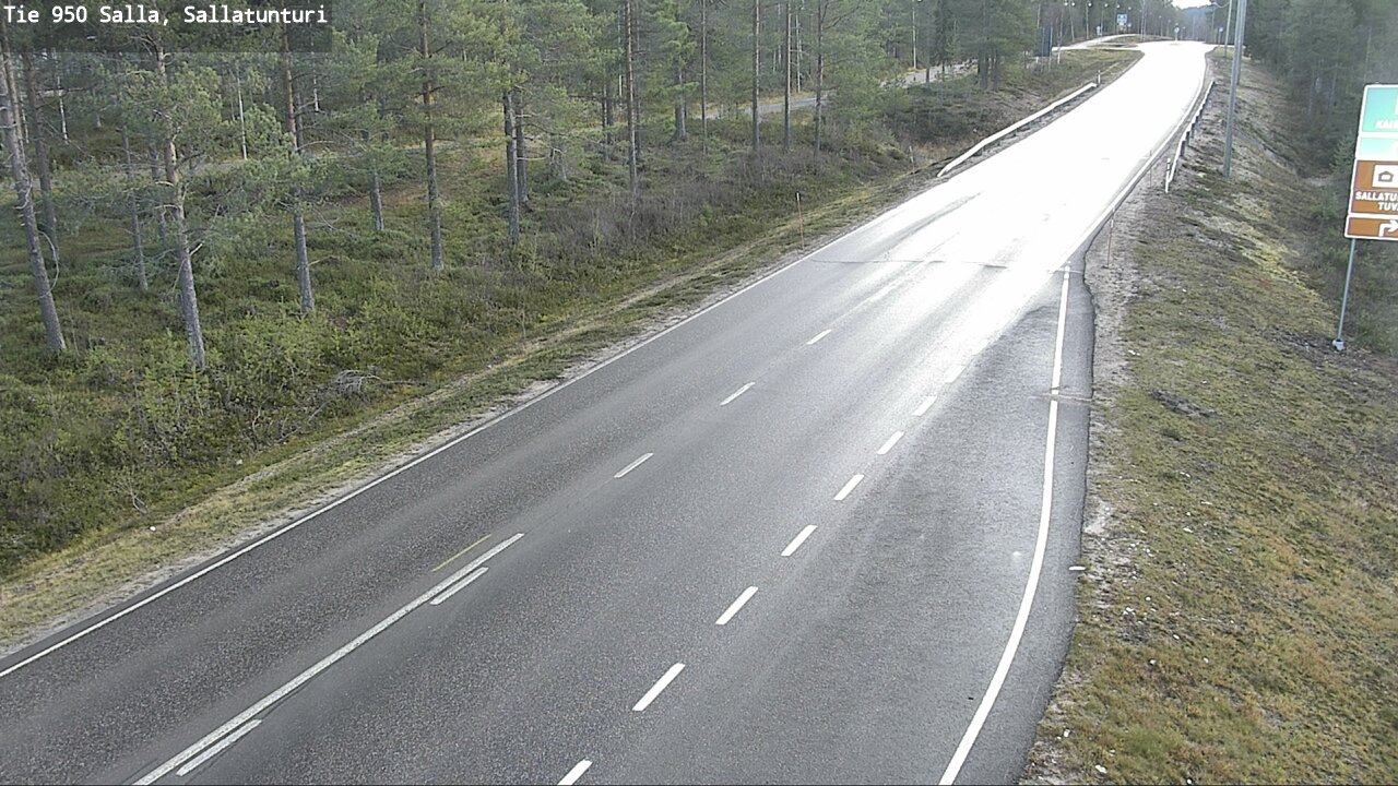 Kelikamerat Kuva Tie 950 Salla, Sallatunturi, Salla, Lappi