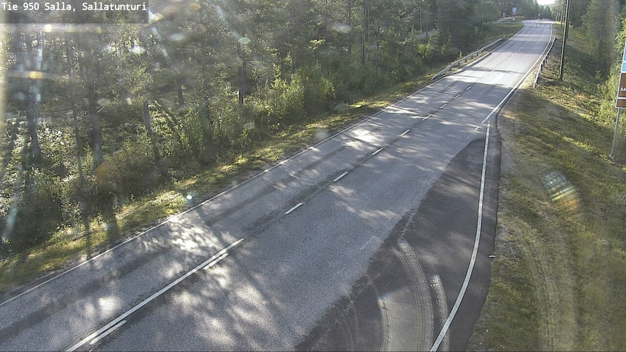 Weather Camera Image Road 950 Salla, Sallatunturi, Salla, Lappi