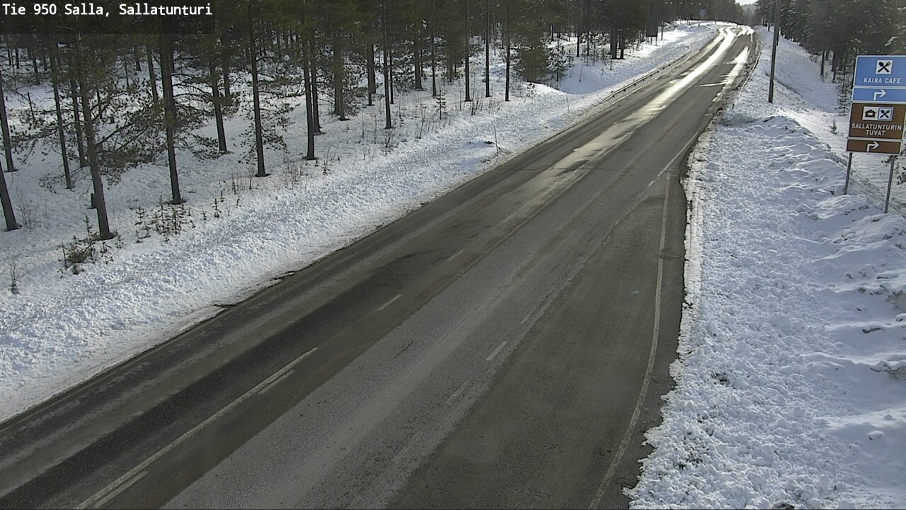 Weather Camera Image Road 950 Salla, Sallatunturi, Salla, Lappi