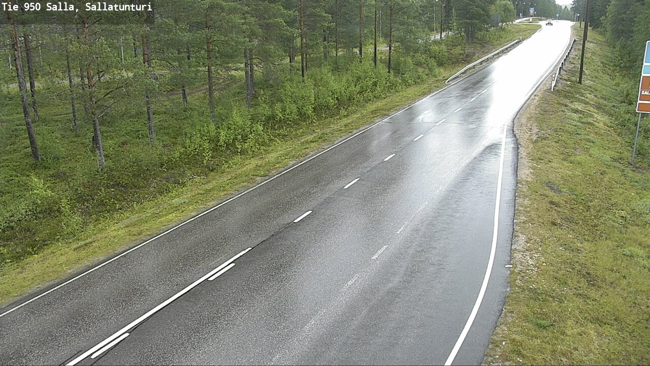 Weather Camera Image Road 950 Salla, Sallatunturi, Salla, Lappi