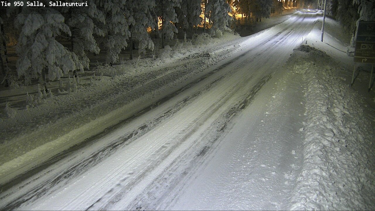 Kelikamerat Kuva Tie 950 Salla, Sallatunturi, Salla, Lappi