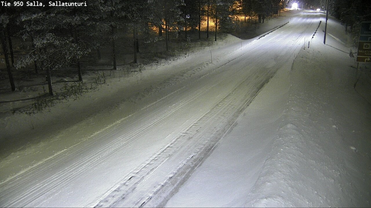 Kelikamerat Kuva Tie 950 Salla, Sallatunturi, Salla, Lappi