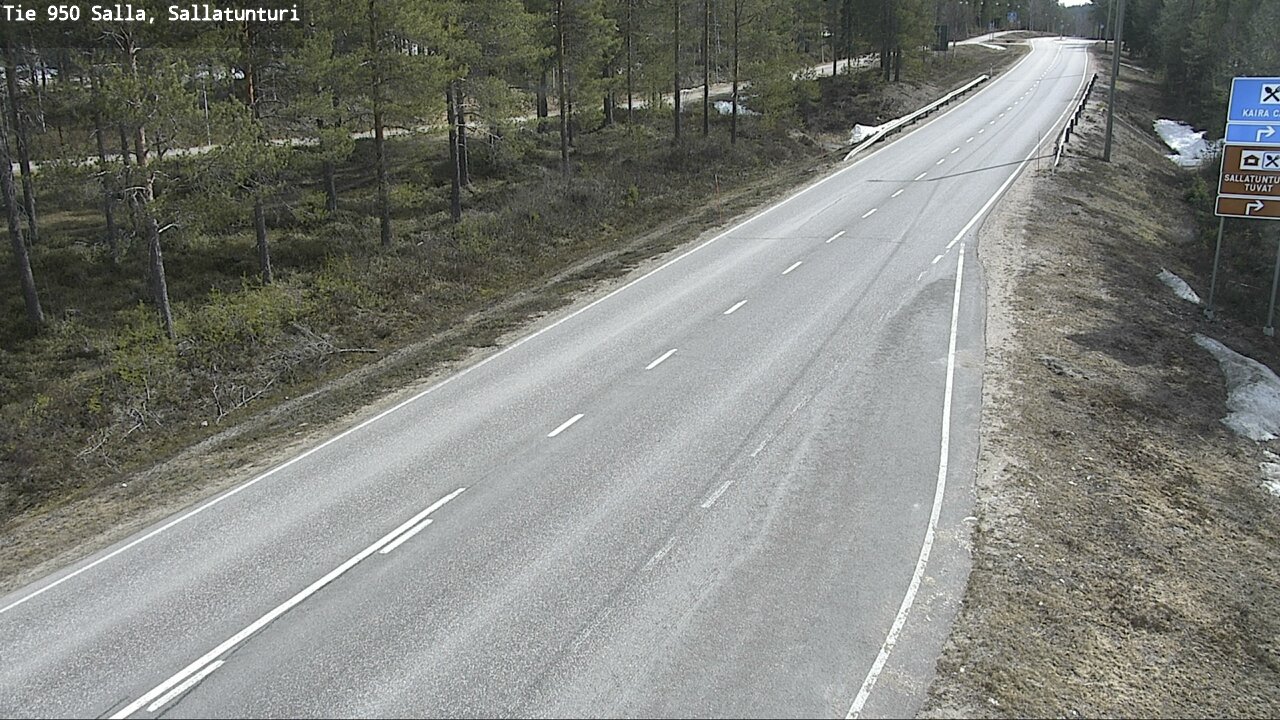 Kelikamerat Kuva Tie 950 Salla, Sallatunturi, Salla, Lappi