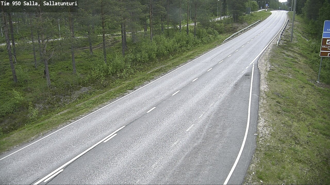 Kelikamerat Kuva Tie 950 Salla, Sallatunturi, Salla, Lappi