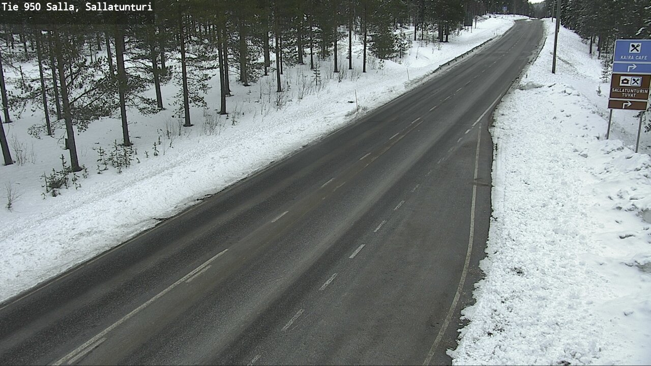 Kelikamerat Kuva Tie 950 Salla, Sallatunturi, Salla, Lappi