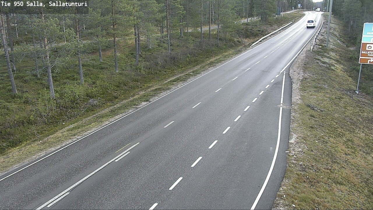 Kelikamerat Kuva Tie 950 Salla, Sallatunturi, Salla, Lappi
