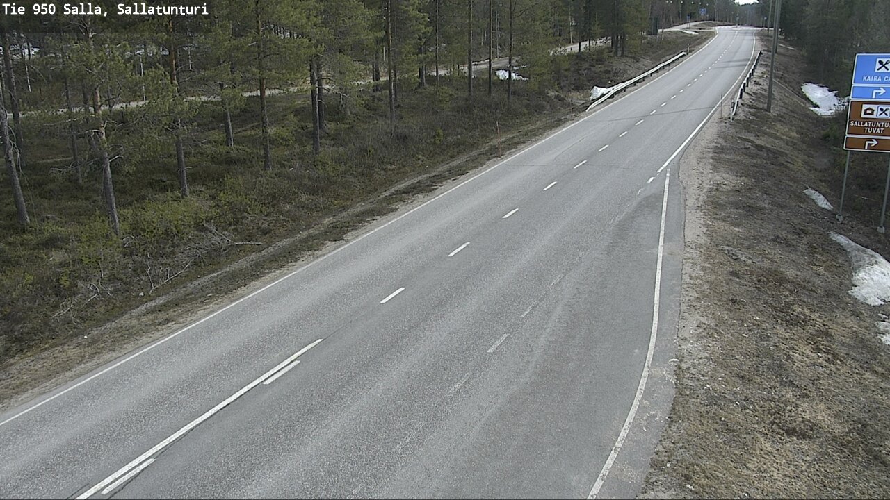 Kelikamerat Kuva Tie 950 Salla, Sallatunturi, Salla, Lappi