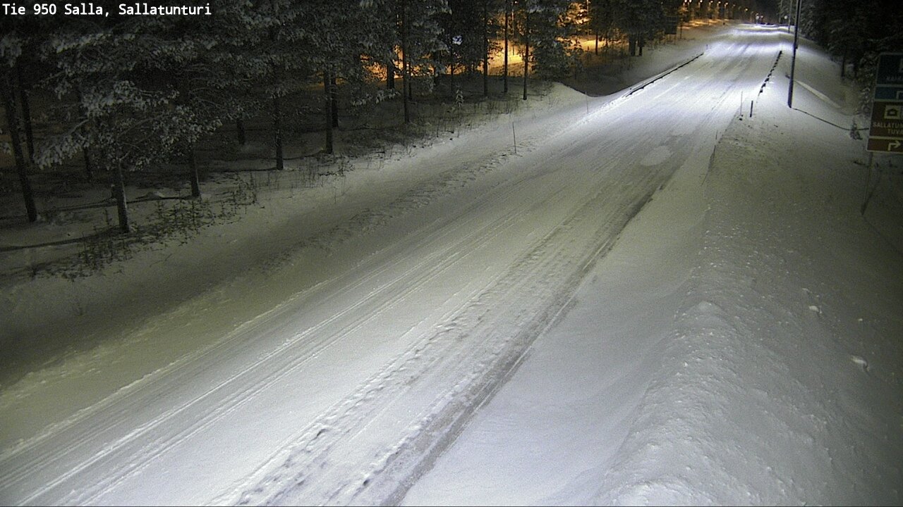 Kelikamerat Kuva Tie 950 Salla, Sallatunturi, Salla, Lappi