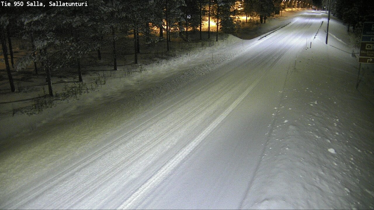 Weather Camera Image Road 950 Salla, Sallatunturi, Salla, Lappi