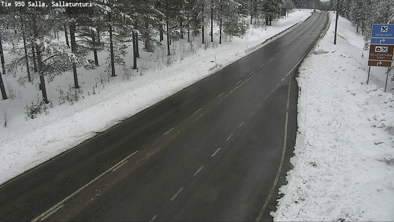 Kelikamerat Kuva Tie 950 Salla, Sallatunturi, Salla, Lappi