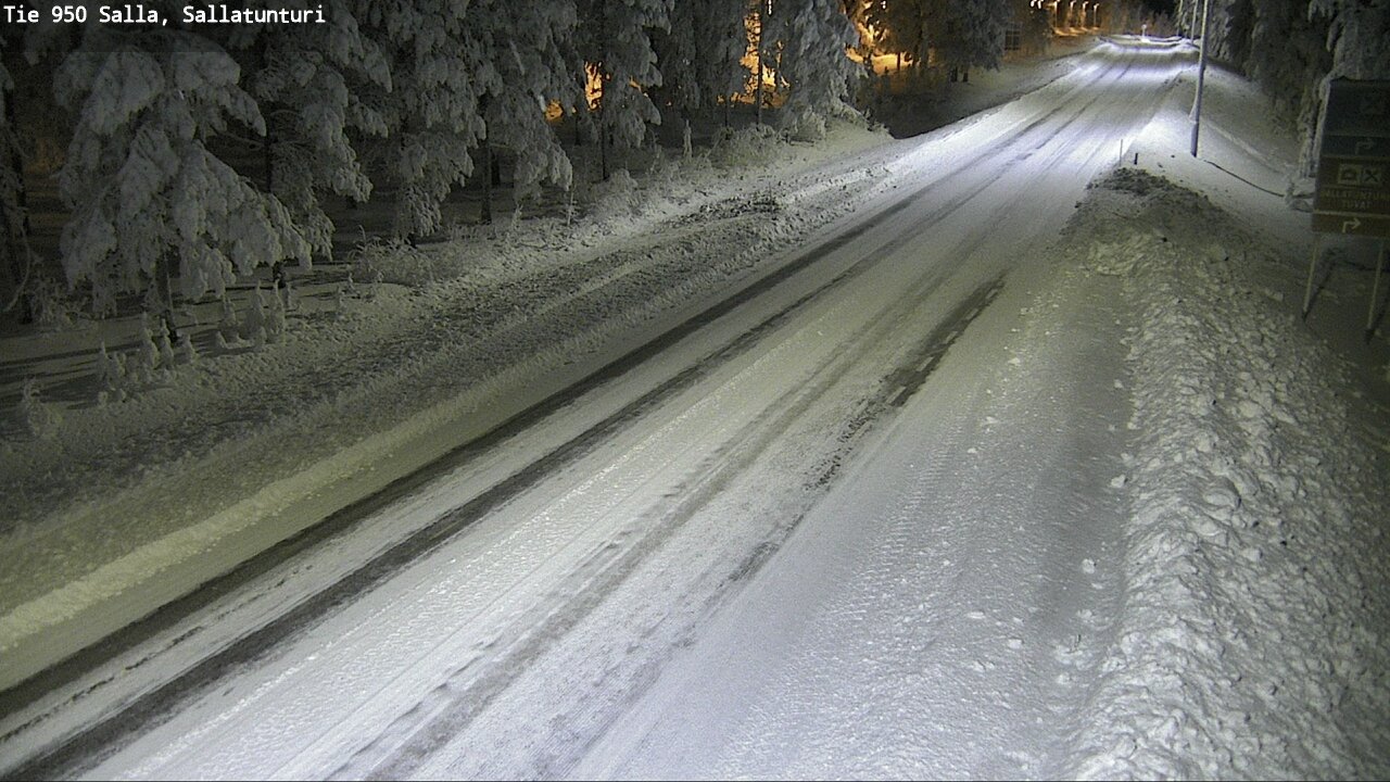 Kelikamerat Kuva Tie 950 Salla, Sallatunturi, Salla, Lappi