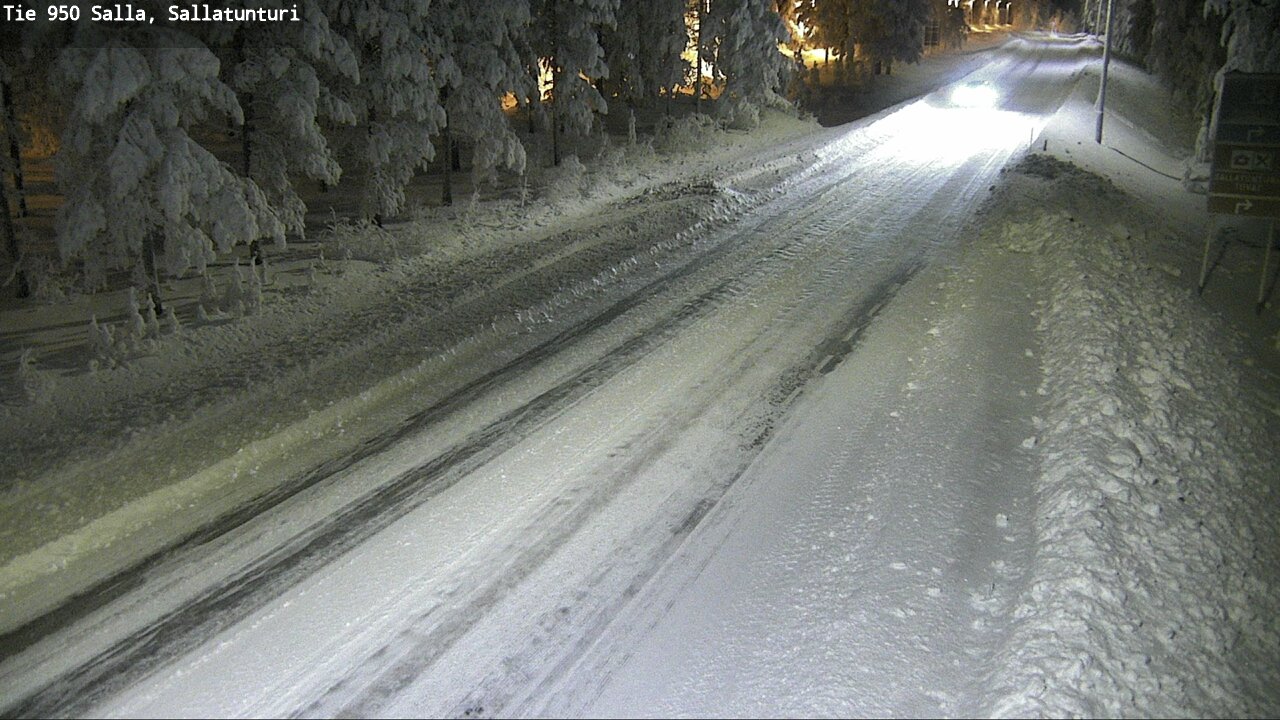 Kelikamerat Kuva Tie 950 Salla, Sallatunturi, Salla, Lappi