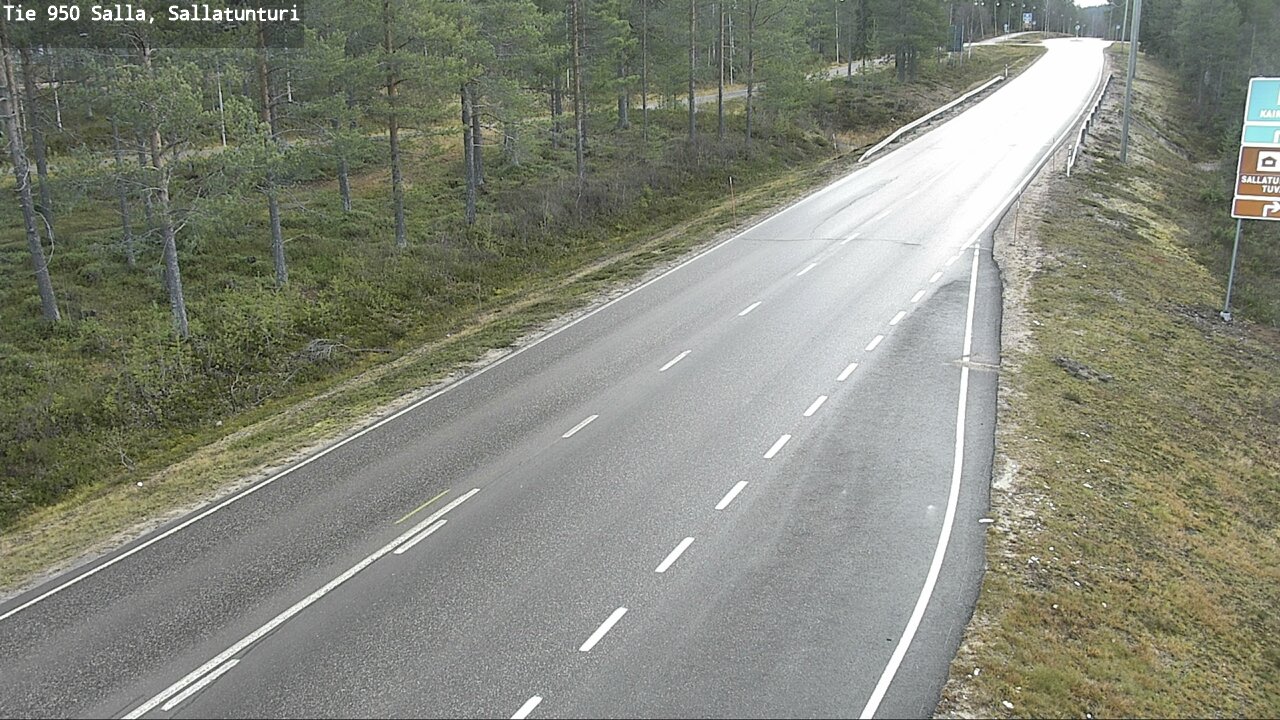 Kelikamerat Kuva Tie 950 Salla, Sallatunturi, Salla, Lappi