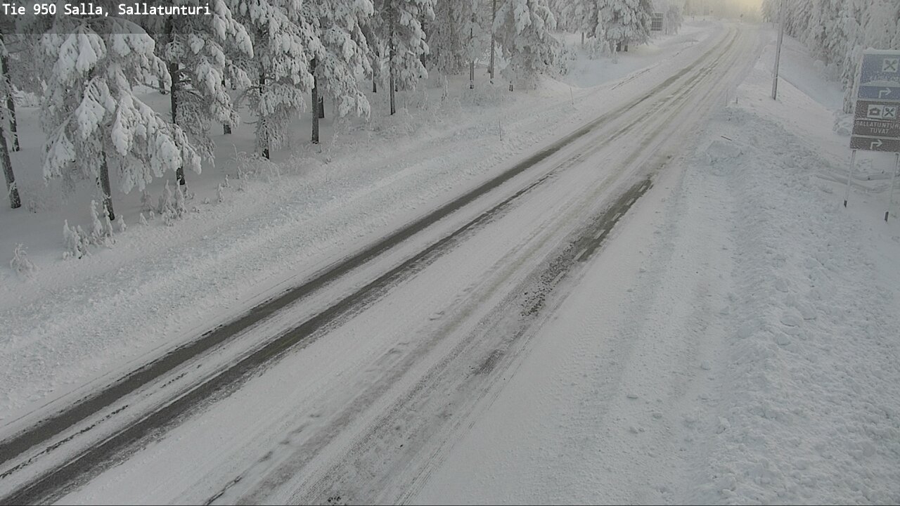 Weather Camera Image Road 950 Salla, Sallatunturi, Salla, Lappi