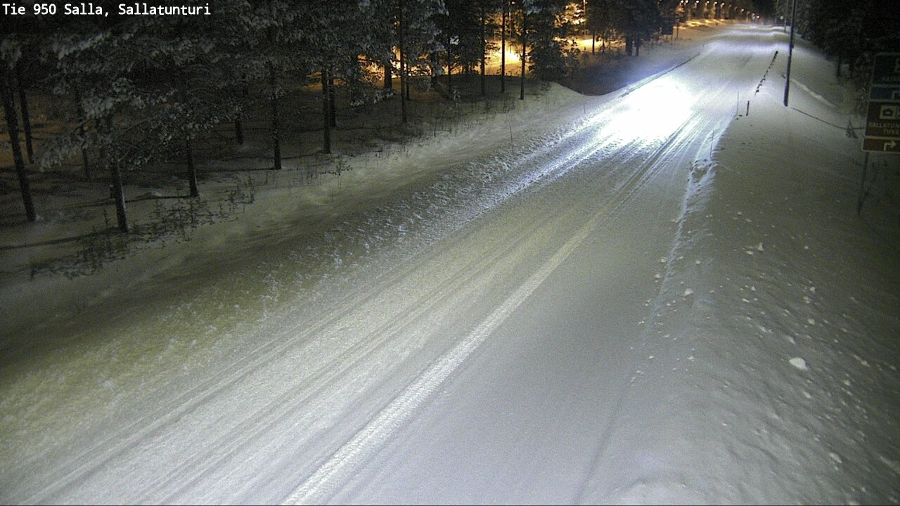 Weather Camera Image Road 950 Salla, Sallatunturi, Salla, Lappi