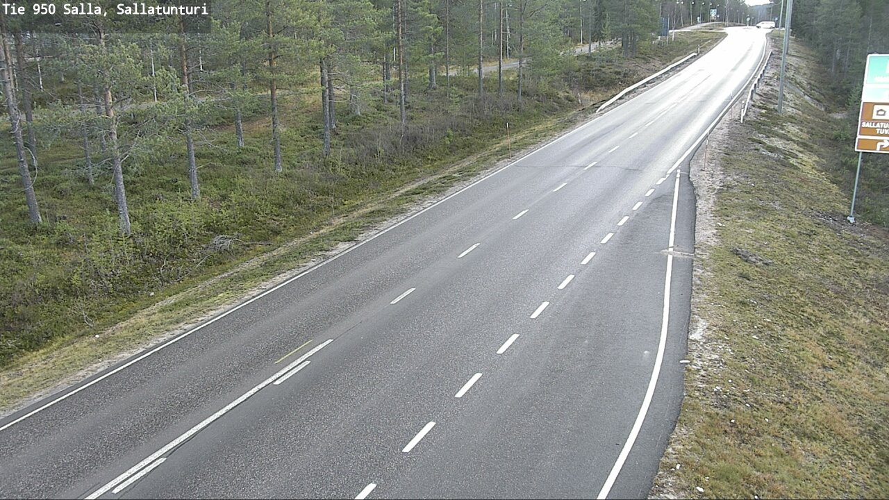 Kelikamerat Kuva Tie 950 Salla, Sallatunturi, Salla, Lappi