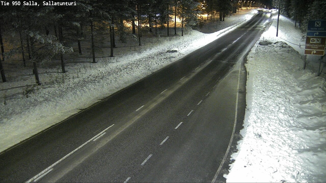 Kelikamerat Kuva Tie 950 Salla, Sallatunturi, Salla, Lappi