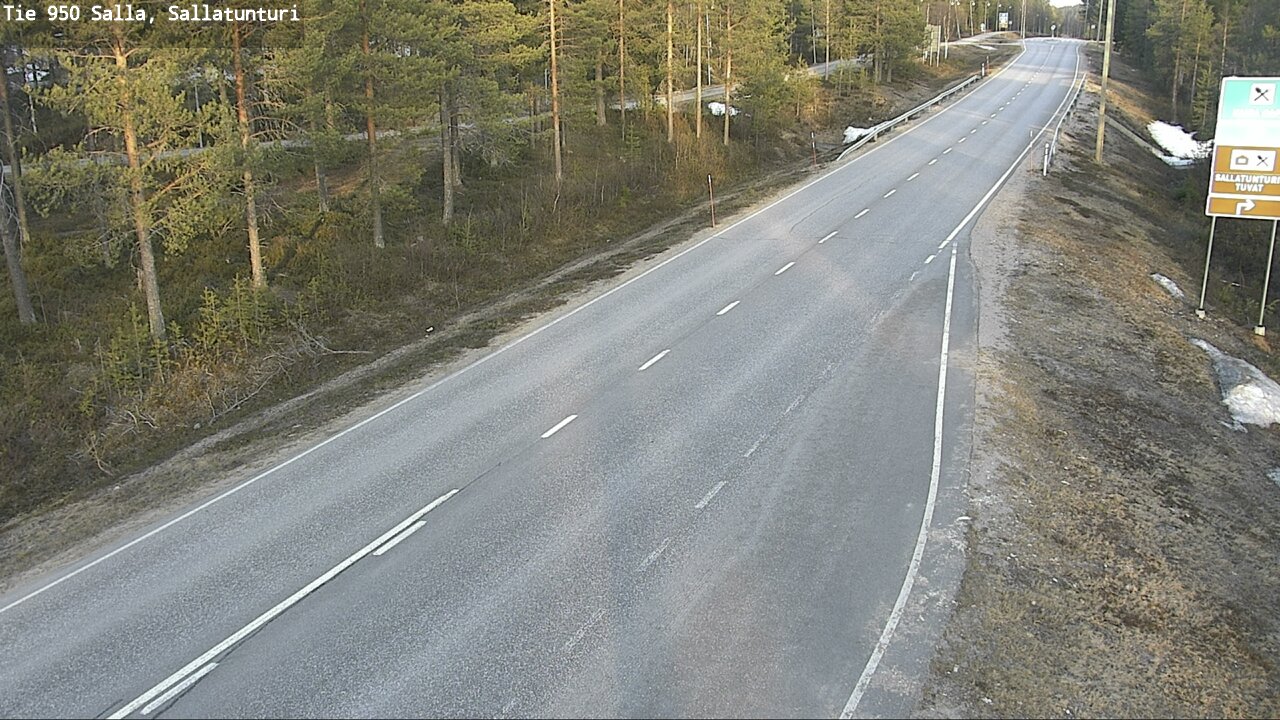 Kelikamerat Kuva Tie 950 Salla, Sallatunturi, Salla, Lappi