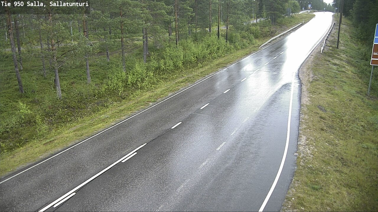 Weather Camera Image Road 950 Salla, Sallatunturi, Salla, Lappi