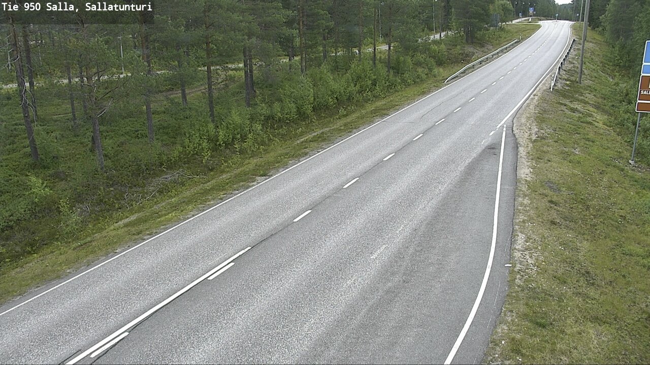 Weather Camera Image Road 950 Salla, Sallatunturi, Salla, Lappi