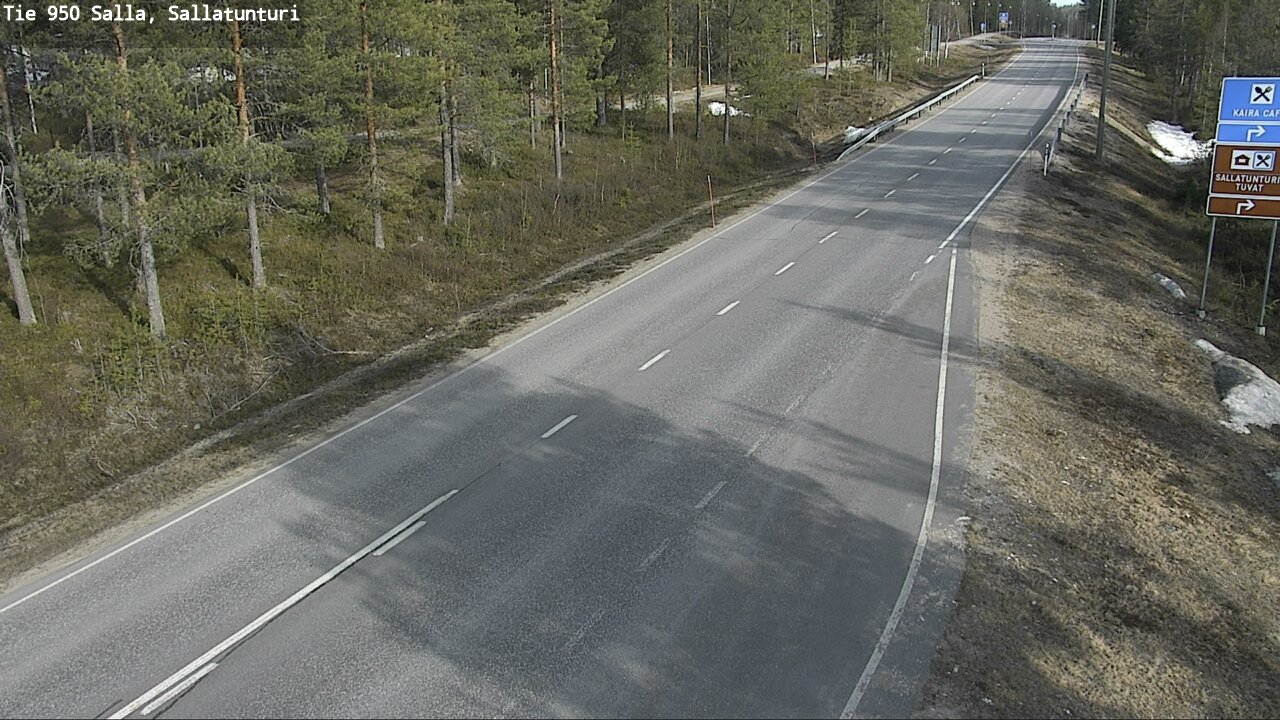 Kelikamerat Kuva Tie 950 Salla, Sallatunturi, Salla, Lappi