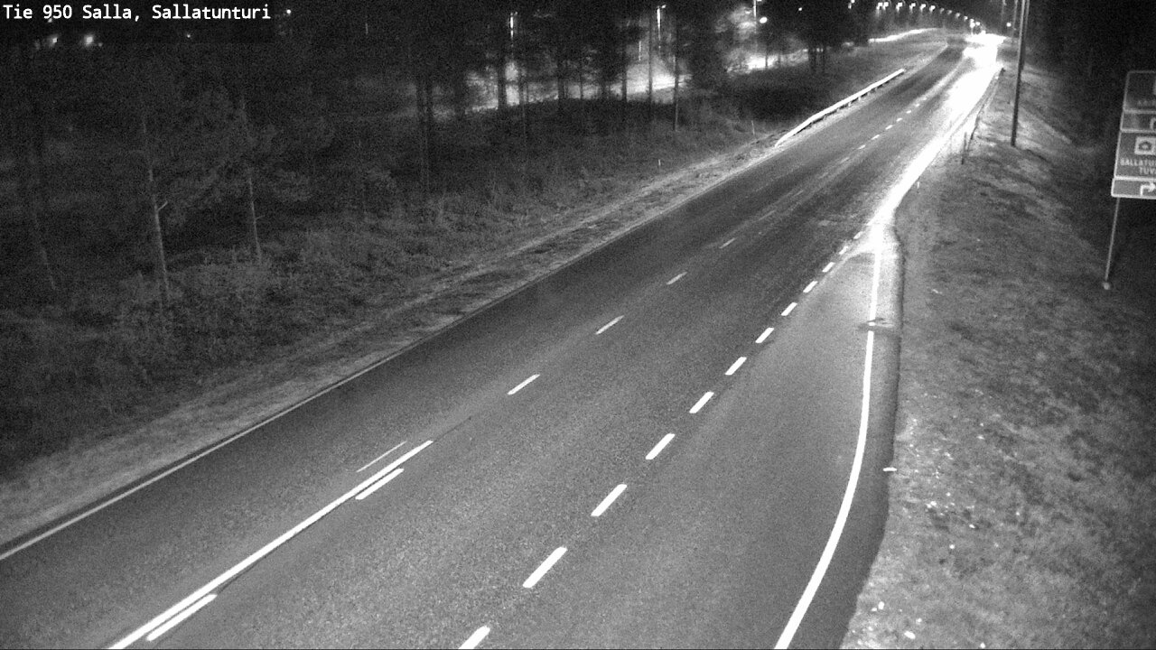 Kelikamerat Kuva Tie 950 Salla, Sallatunturi, Salla, Lappi