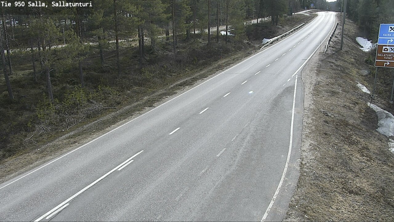 Kelikamerat Kuva Tie 950 Salla, Sallatunturi, Salla, Lappi