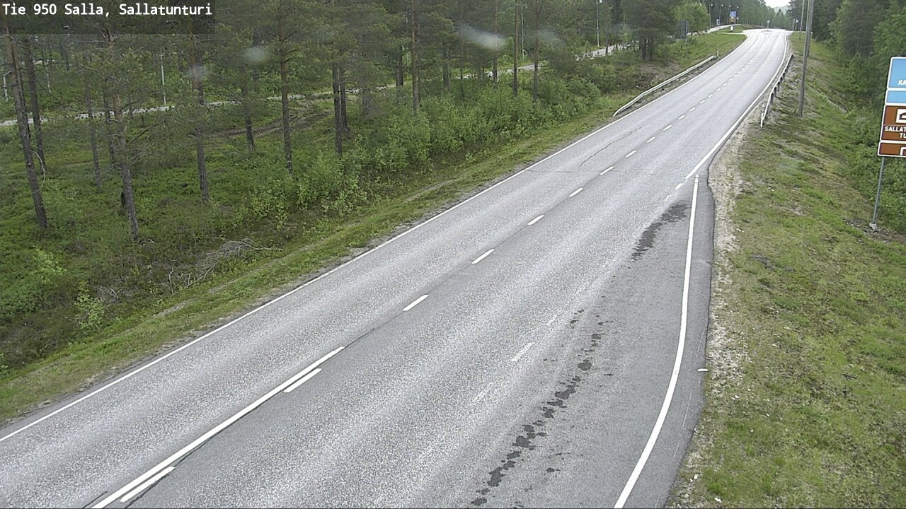 Kelikamerat Kuva Tie 950 Salla, Sallatunturi, Salla, Lappi