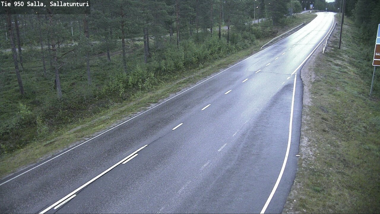 Weather Camera Image Road 950 Salla, Sallatunturi, Salla, Lappi