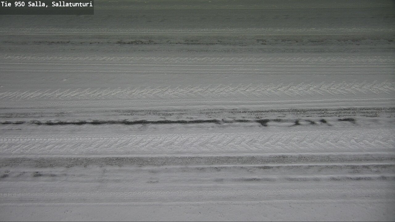 Weather Camera Image Road 950 Salla, Sallatunturi, Salla, Lappi