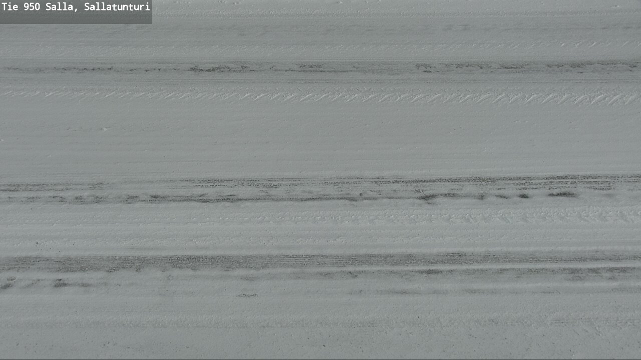 Weather Camera Image Road 950 Salla, Sallatunturi, Salla, Lappi