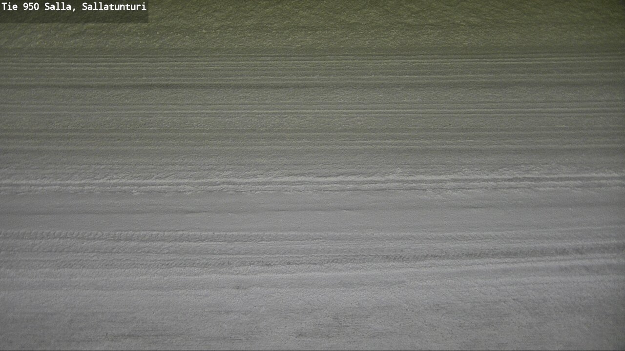 Weather Camera Image Road 950 Salla, Sallatunturi, Salla, Lappi