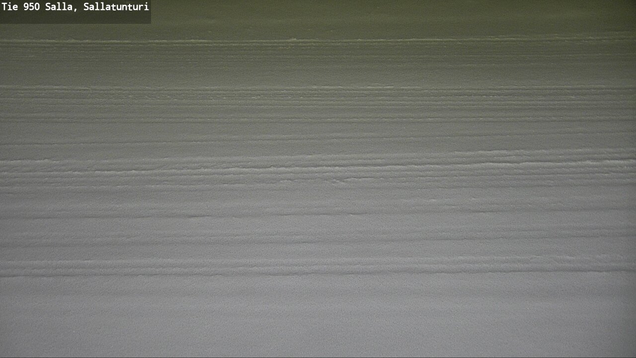 Weather Camera Image Road 950 Salla, Sallatunturi, Salla, Lappi