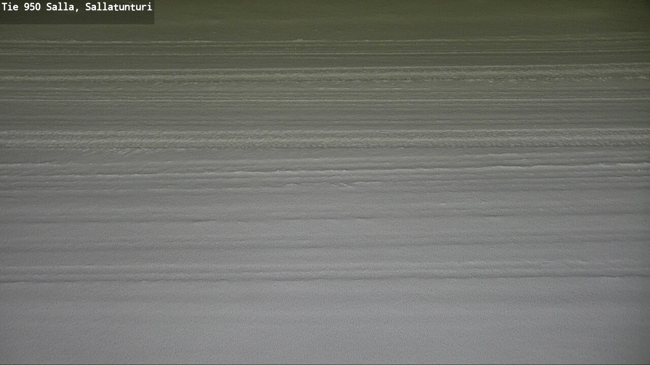 Weather Camera Image Road 950 Salla, Sallatunturi, Salla, Lappi