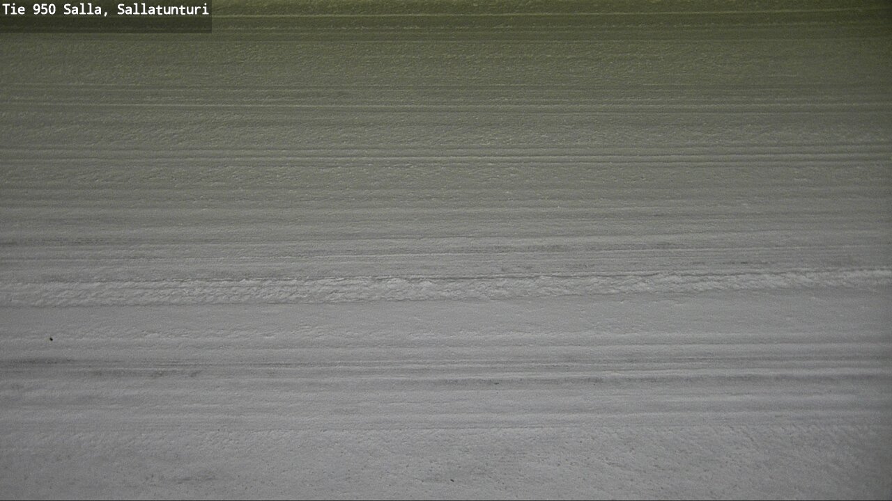 Weather Camera Image Road 950 Salla, Sallatunturi, Salla, Lappi