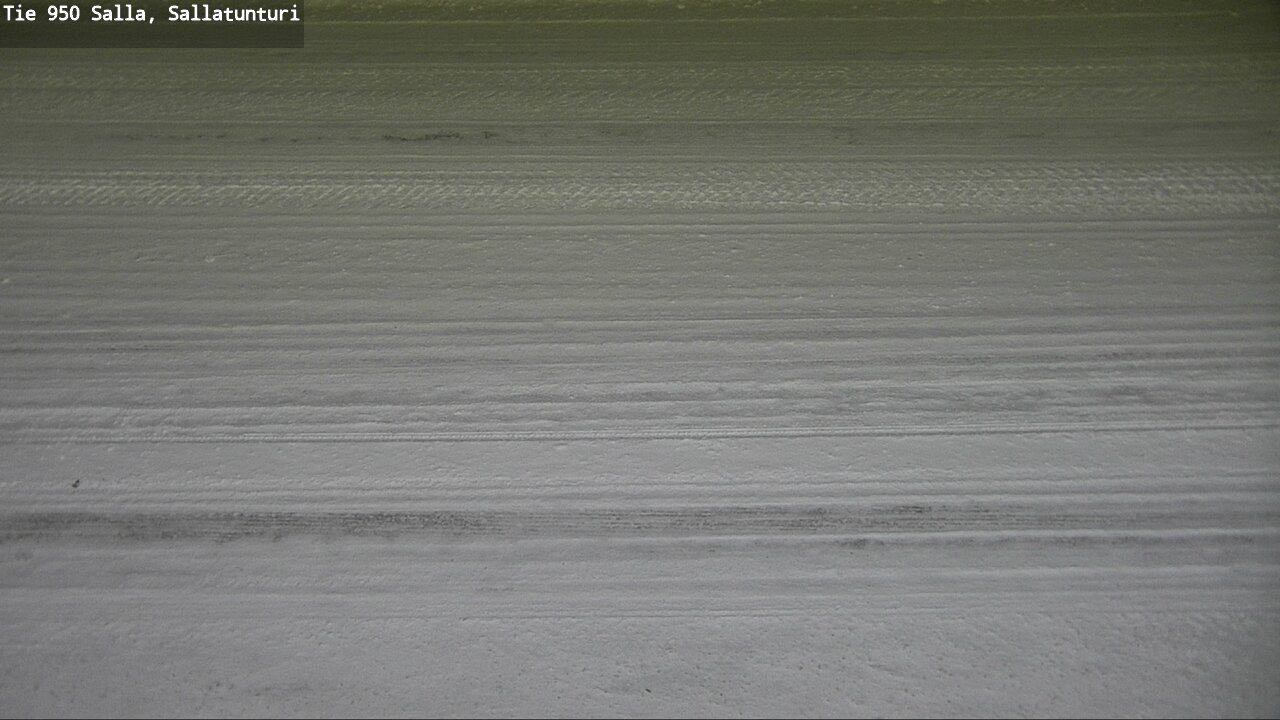 Weather Camera Image Road 950 Salla, Sallatunturi, Salla, Lappi