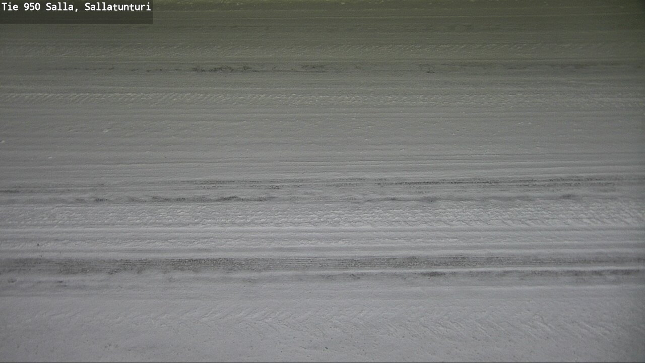 Weather Camera Image Road 950 Salla, Sallatunturi, Salla, Lappi